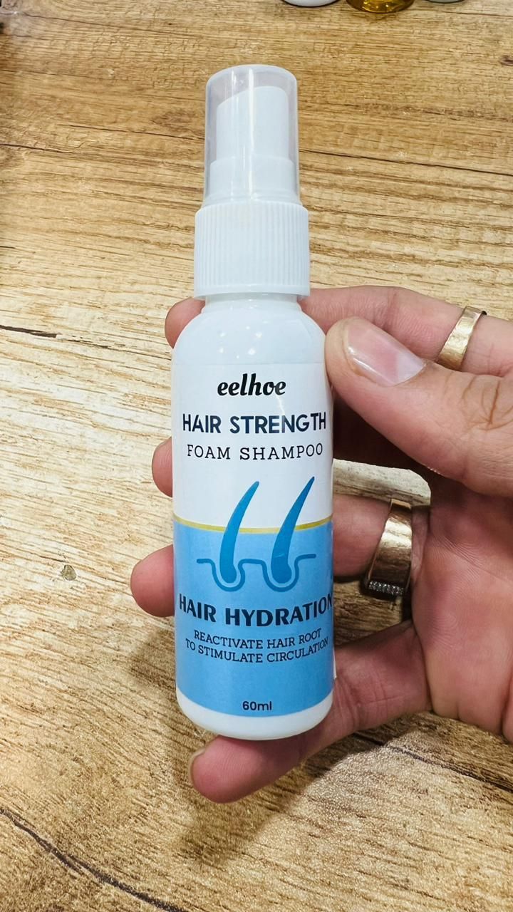 Hair Strength Hair Strength Foam Shampoo, Moisturizing Hair And Scalp 60 Ml